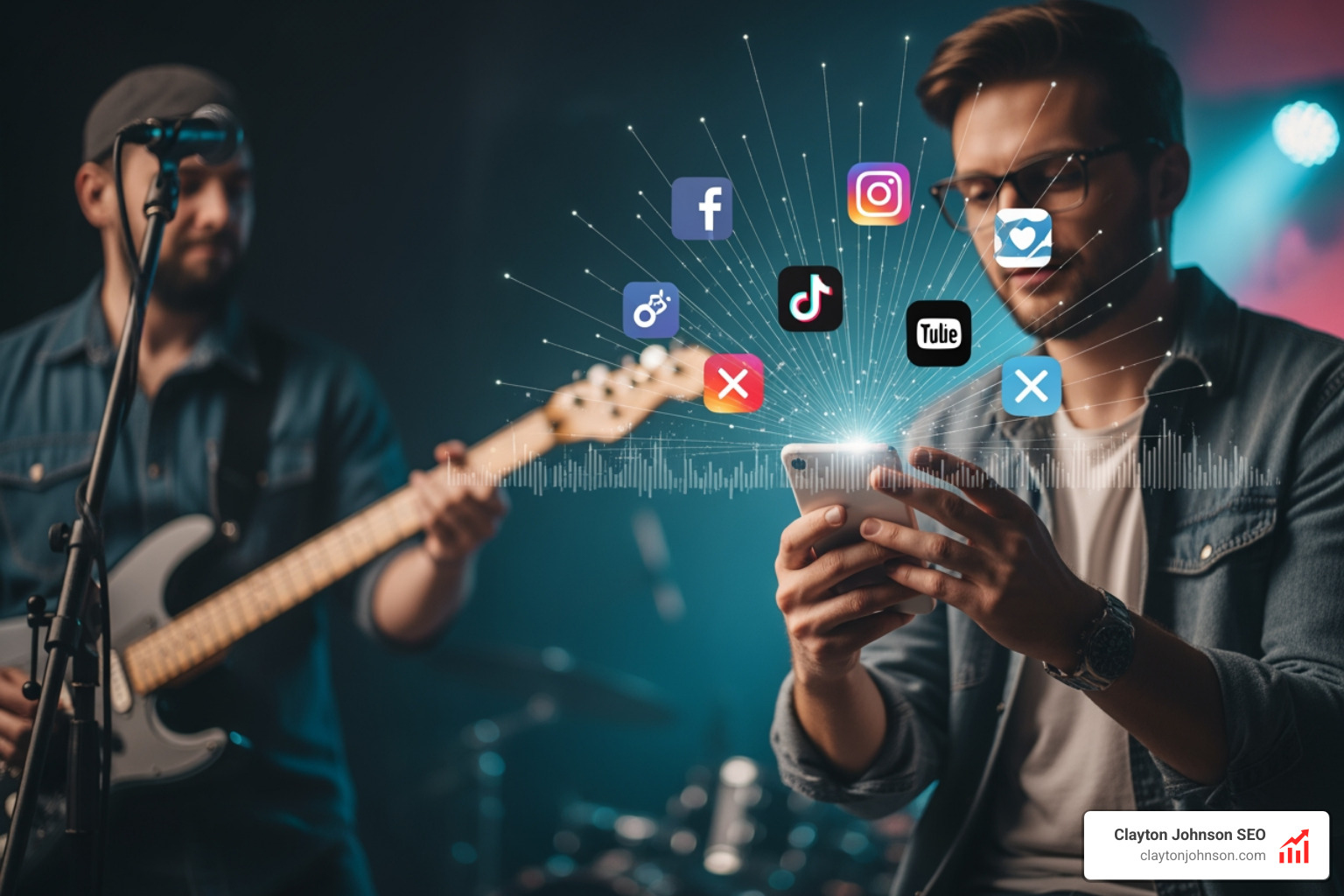 professional musician website - social media marketing strategy for musicians