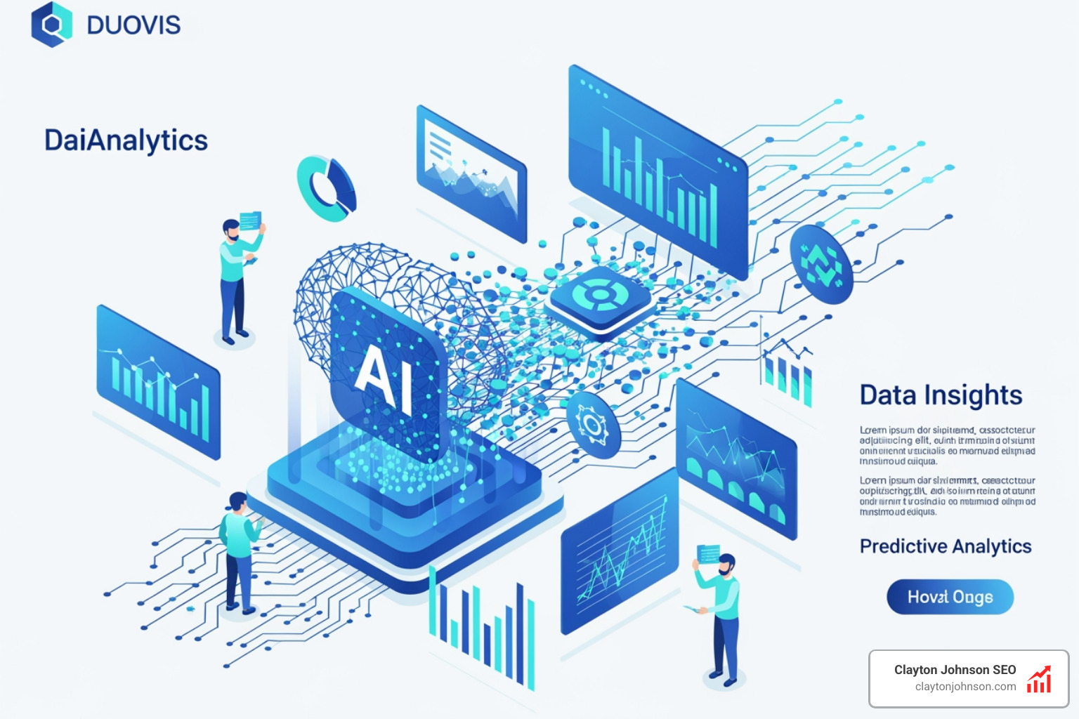 Graphic showing the evolution of analytics from descriptive to agentic, with each step adding more business value and requiring less human manual labor - ai based analytics