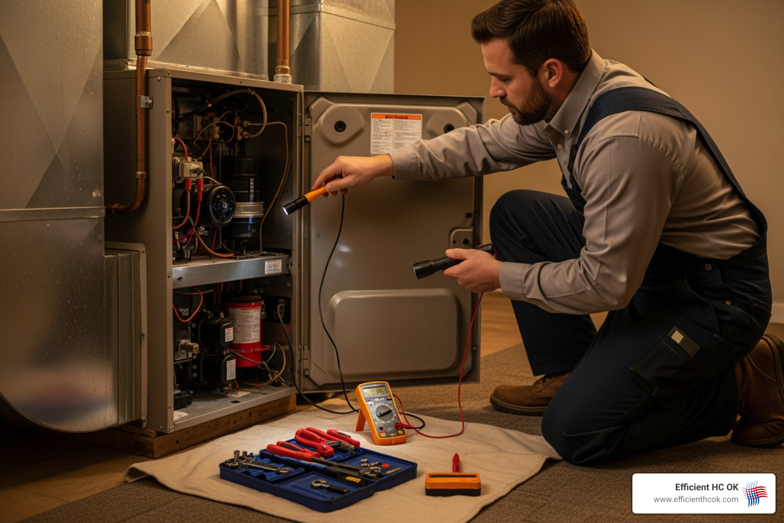 furnace troubleshooting in mustang, ok