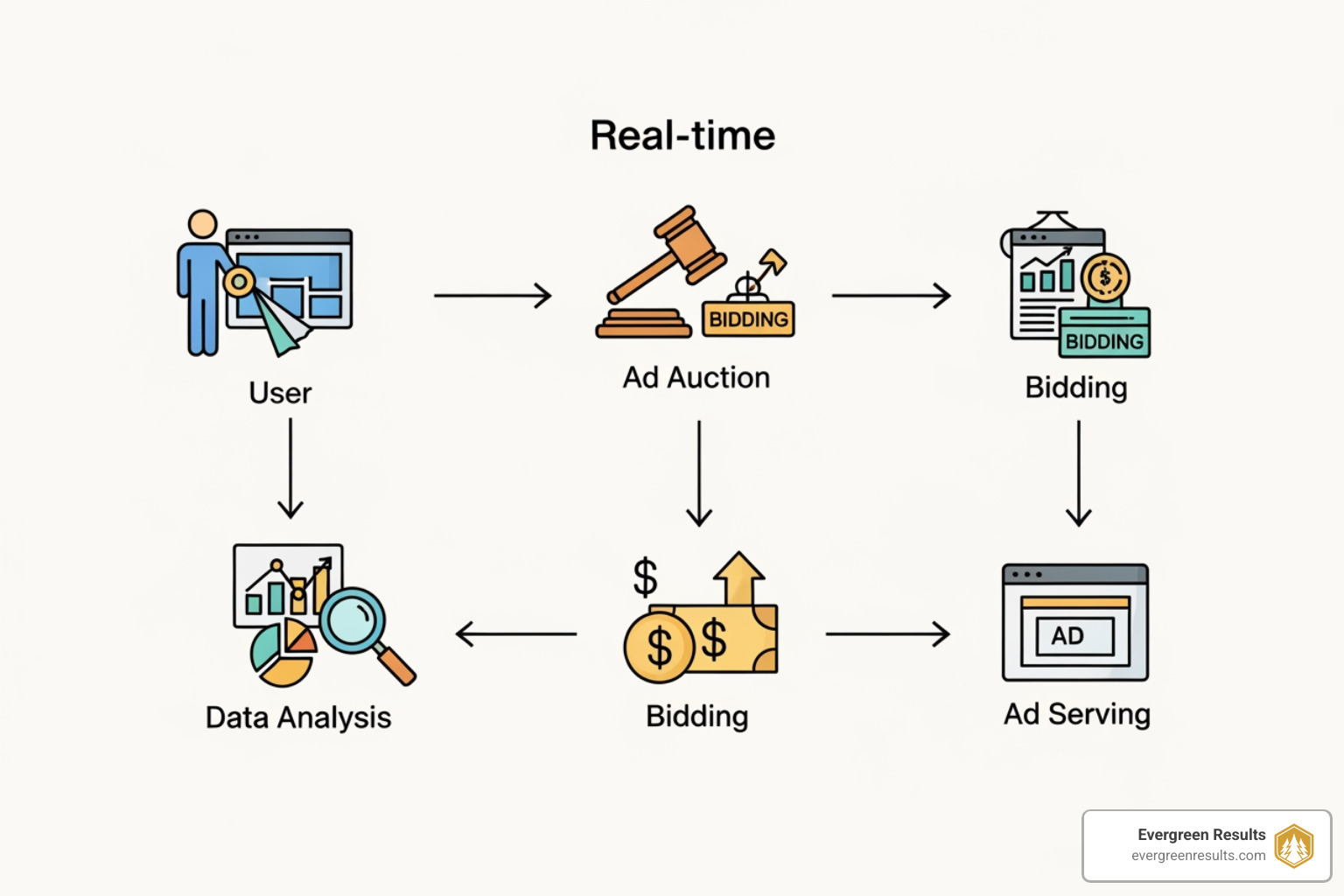 programmatic advertising workflow - digital advertising media