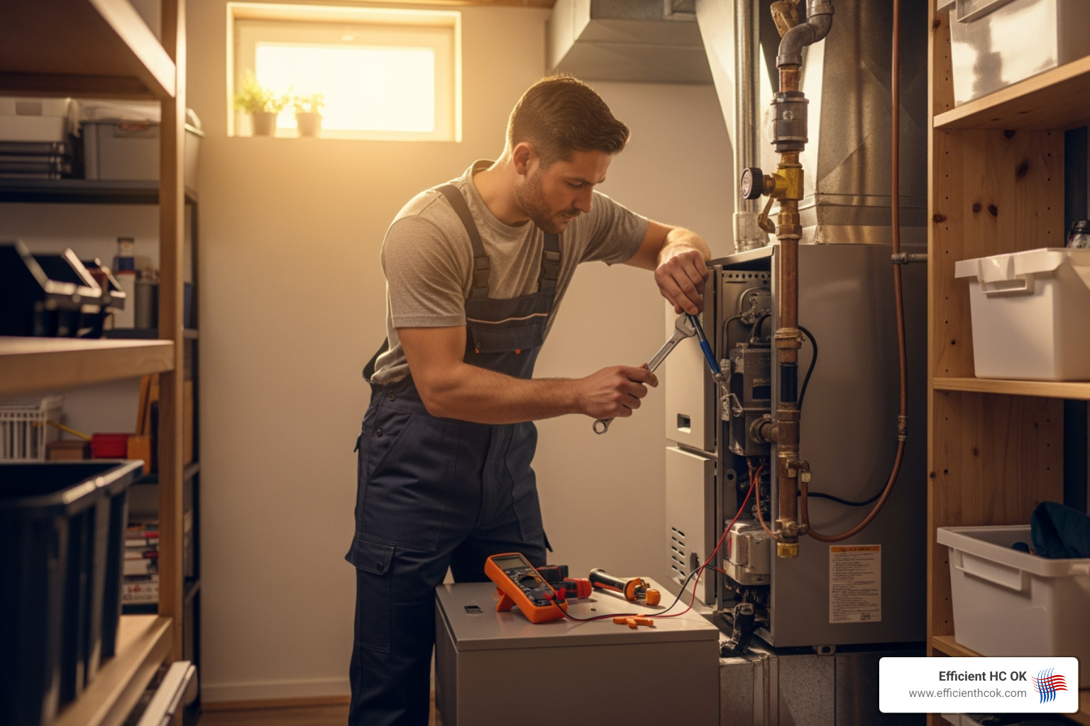furnace repair service in arcadia, ok