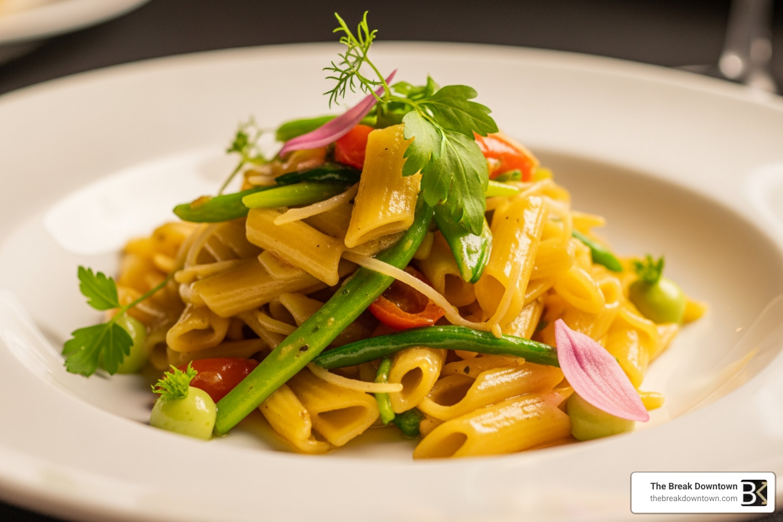 a beautifully plated Italian dish featuring house-made pasta and fresh local ingredients - dining in downtown salt lake city a beautifully plated Italian dish featuring house-made pasta and fresh local ingredients - dining in downtown salt lake city