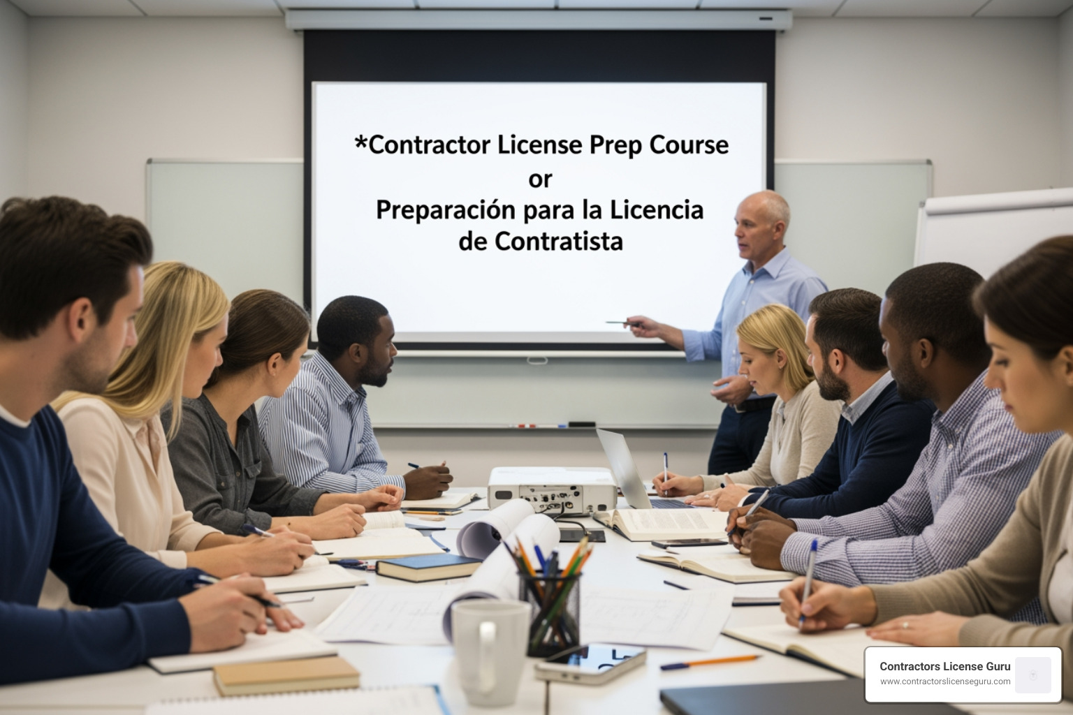 Comprehensive study guides and digital practice tests - Contractor license prep course