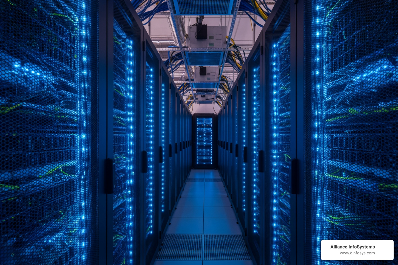 High-density data center server racks in a Maryland facility - it disaster recovery maryland High-density data center server racks in a Maryland facility - it disaster recovery maryland