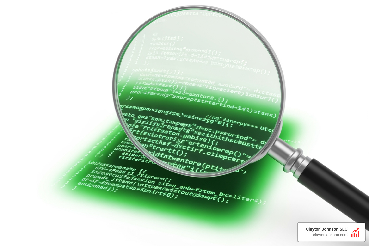 Magnifying glass over lines of computer code representing AI transparency - What are AI regulatory guidelines Magnifying glass over lines of computer code representing AI transparency - What are AI regulatory guidelines