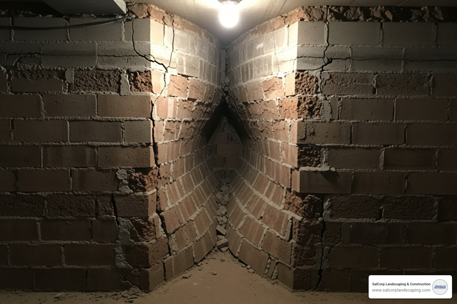 bowing basement walls - masonry foundation repair