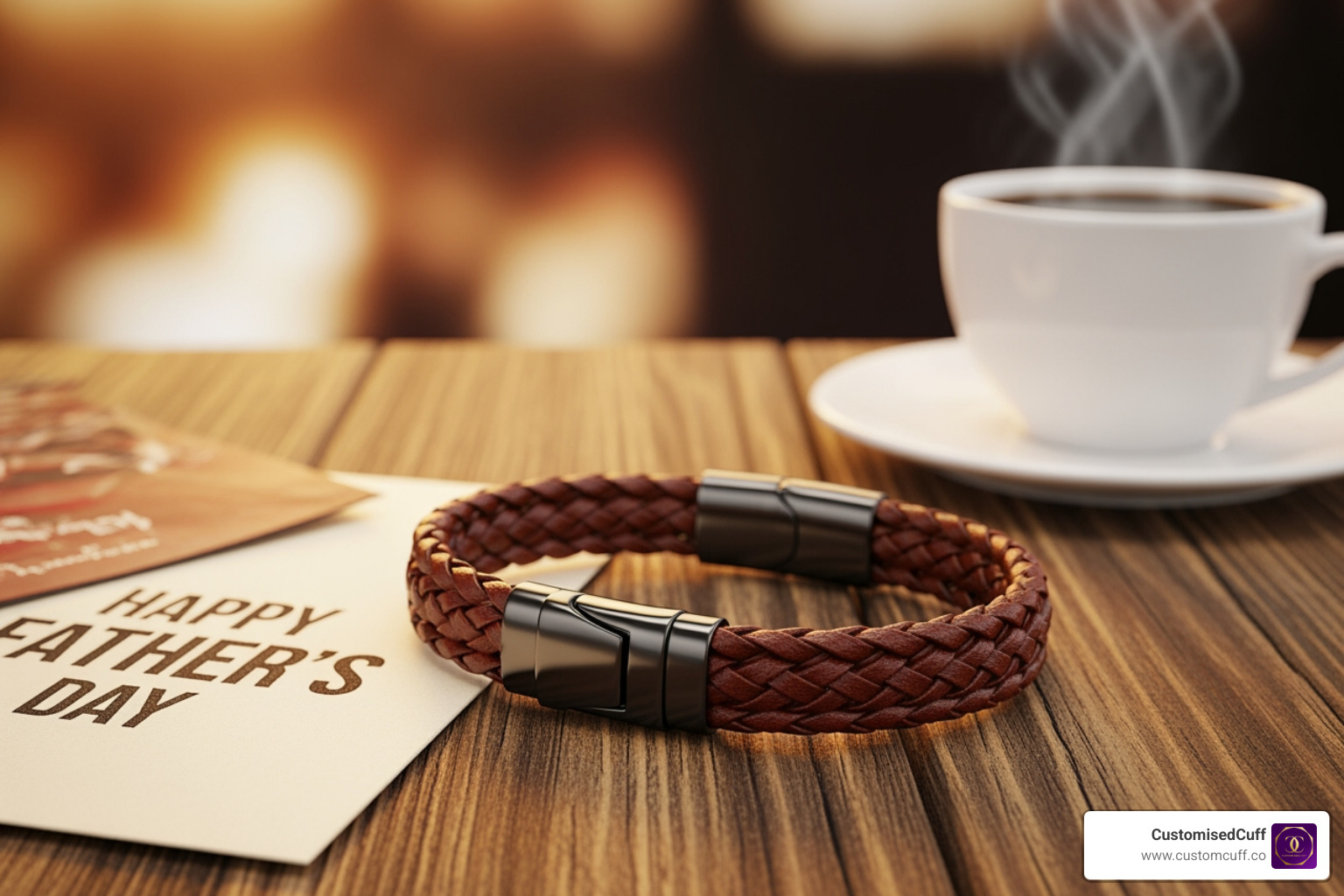 leather bracelet for fathers day