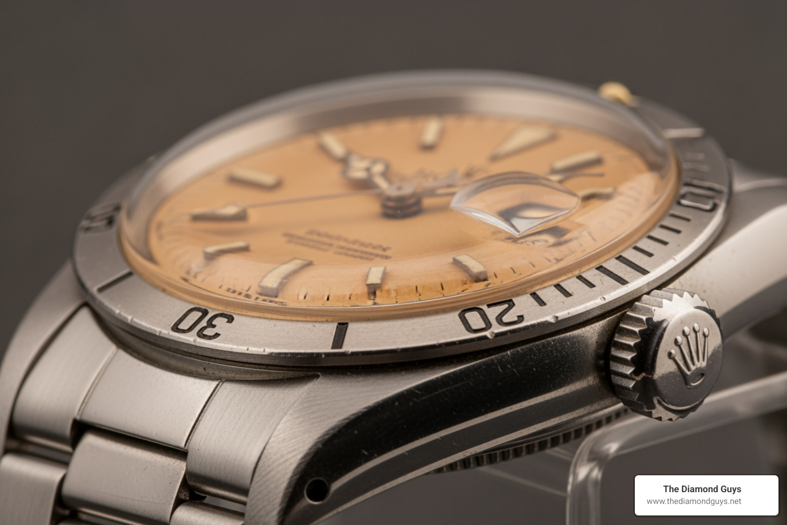 acrylic crystal profile on a vintage watch - Vintage Rolex watches acrylic crystal profile on a vintage watch - Vintage Rolex watches