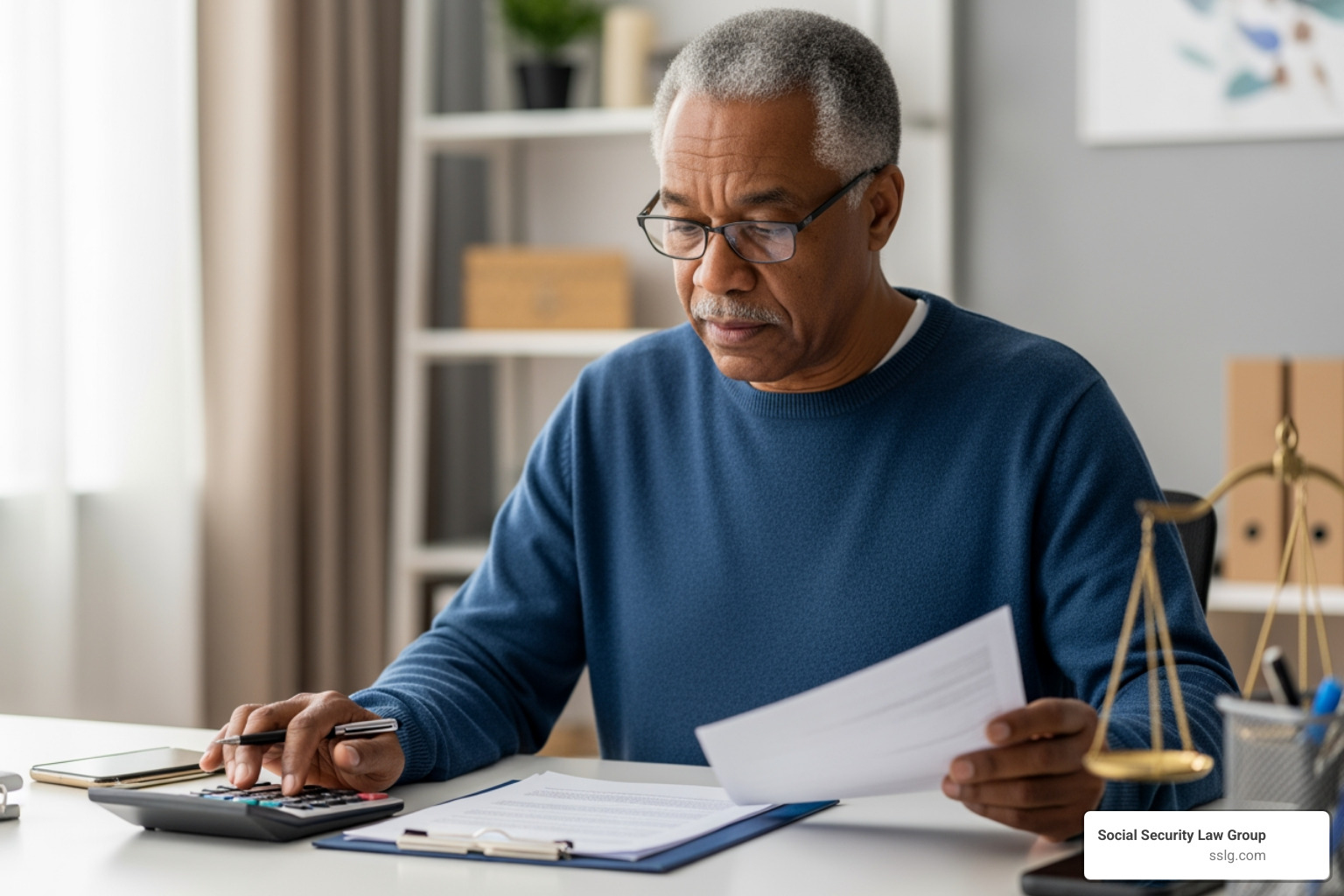 diverse person approximately 60 years of age using a calculator and reviewing legal documents - disability pay chart diverse person approximately 60 years of age using a calculator and reviewing legal documents - disability pay chart