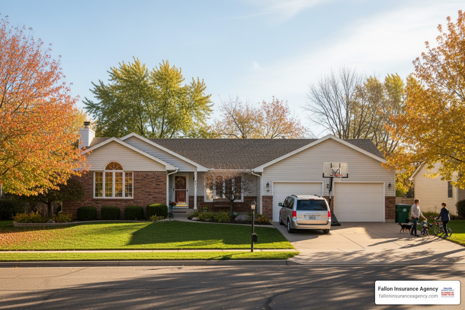 A typical suburban home in the Twin Cities representing the lifestyle that term life insurance helps protect for Minnesota families - Minnesota Term Life Insurance