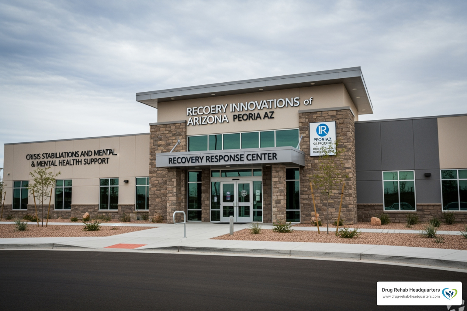 Recovery Innovations of Arizona Peoria AZ Recovery Response Center exterior - Recovery Innovations of Arizona in Peoria, AZ Recovery Innovations of Arizona Peoria AZ Recovery Response Center exterior - Recovery Innovations of Arizona in Peoria, AZ