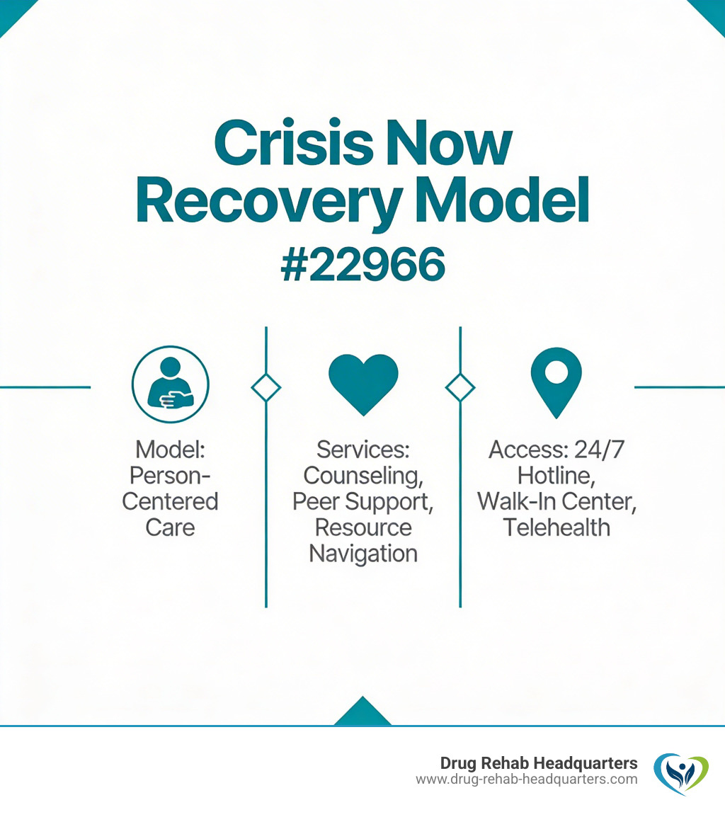 Infographic explaining Recovery Innovations of Arizona Peoria AZ Crisis Now recovery model, services, and access - Recovery Infographic explaining Recovery Innovations of Arizona Peoria AZ Crisis Now recovery model, services, and access - Recovery