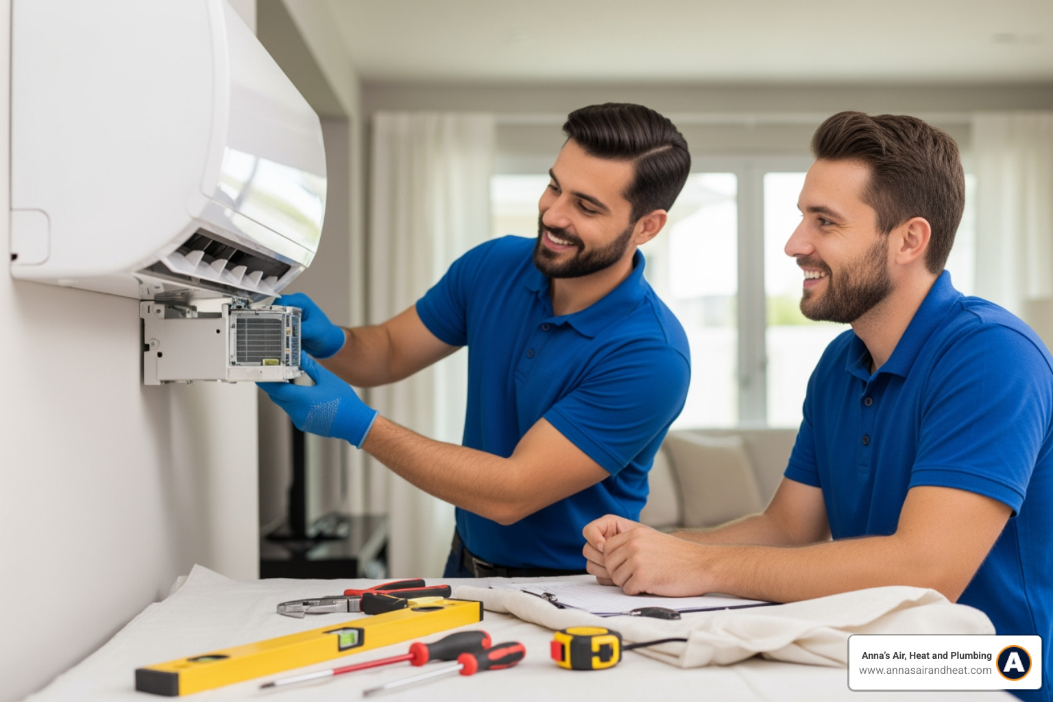 Infographic showing the key steps and factors in a professional AC installation process in Melbourne FL - best ac Infographic showing the key steps and factors in a professional AC installation process in Melbourne FL - best ac