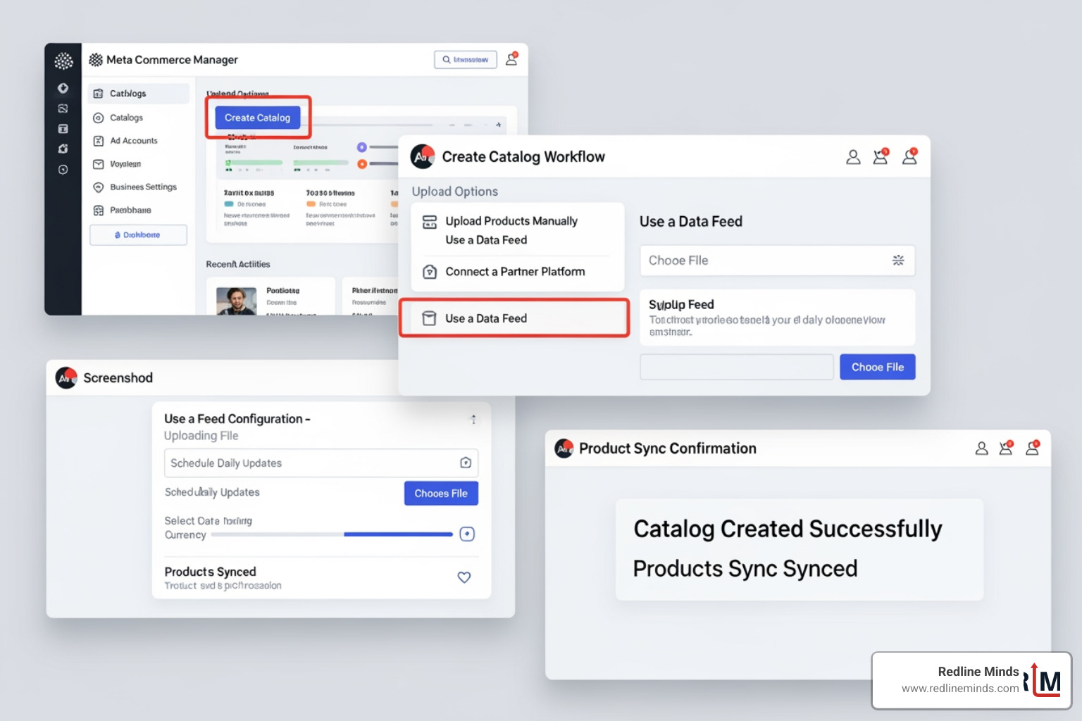 Step-by-step Meta Commerce Manager catalog setup - Instagram shopping ecommerce integration Step-by-step Meta Commerce Manager catalog setup - Instagram shopping ecommerce integration