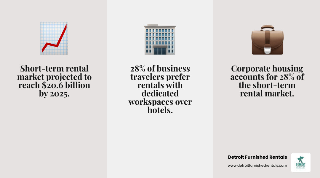 Infographic showing key features of professional short term rentals vs hotels and key market stats - professional short term Infographic showing key features of professional short term rentals vs hotels and key market stats - professional short term