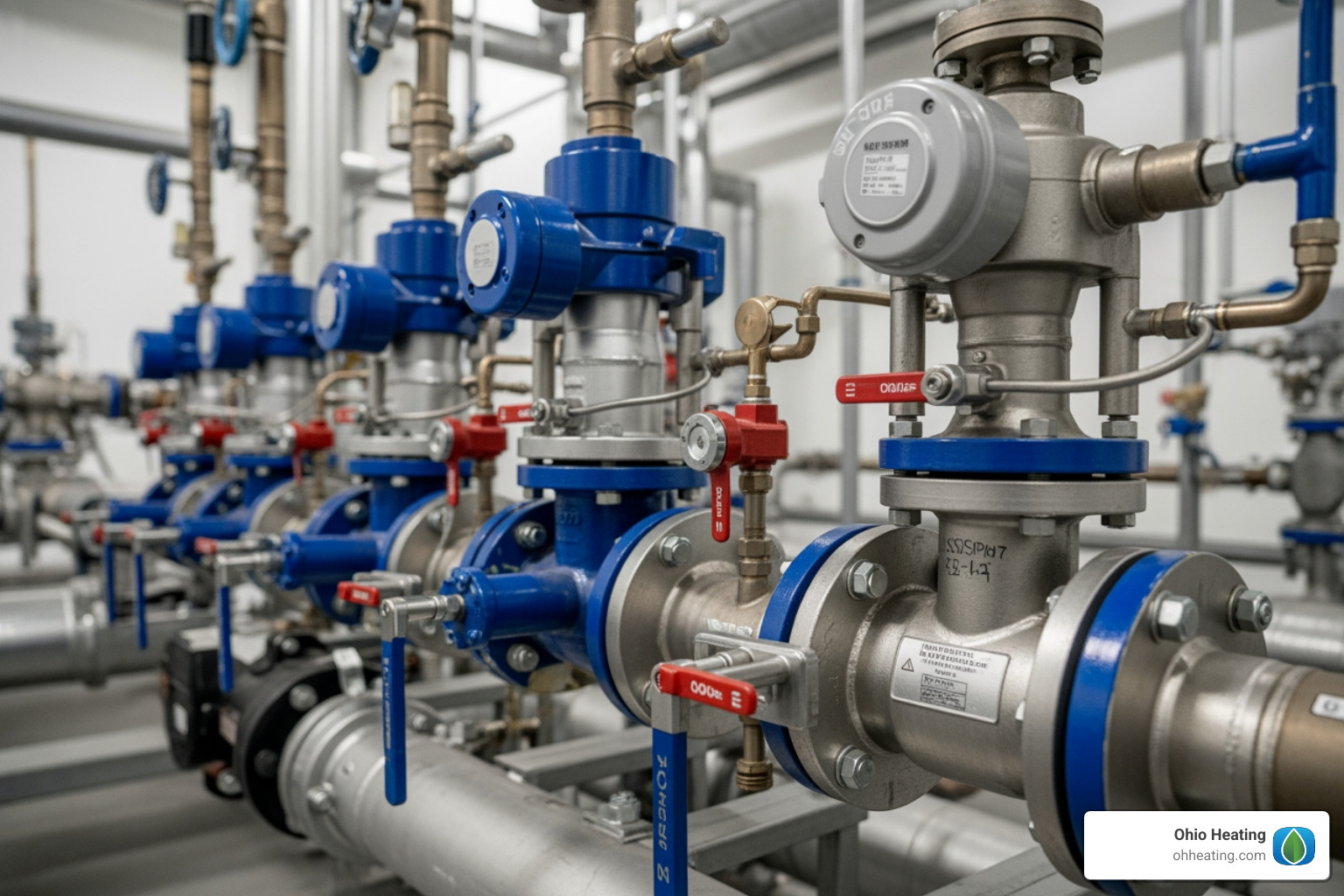 commercial gas train assembly - Boiler gas line