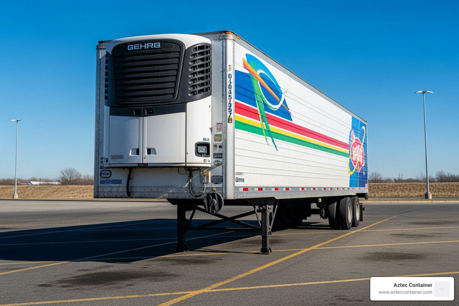 A 53-foot reefer unit prepared for refrigerated transport - buying a reefer trailer