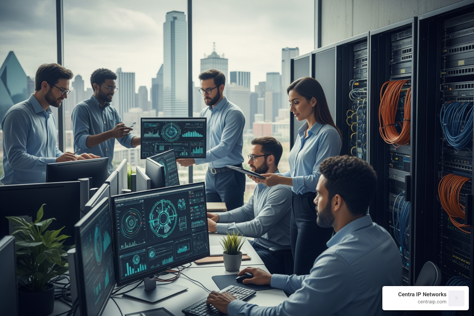 A local Dallas IT support team collaborating on a business technology roadmap - managed IT Dallas A local Dallas IT support team collaborating on a business technology roadmap - managed IT Dallas