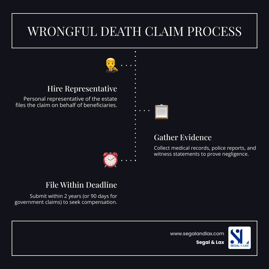 Infographic: Staten Island wrongful death claim process — key steps, deadlines, eligible filers, and recoverable damages Infographic: Staten Island wrongful death claim process — key steps, deadlines, eligible filers, and recoverable damages