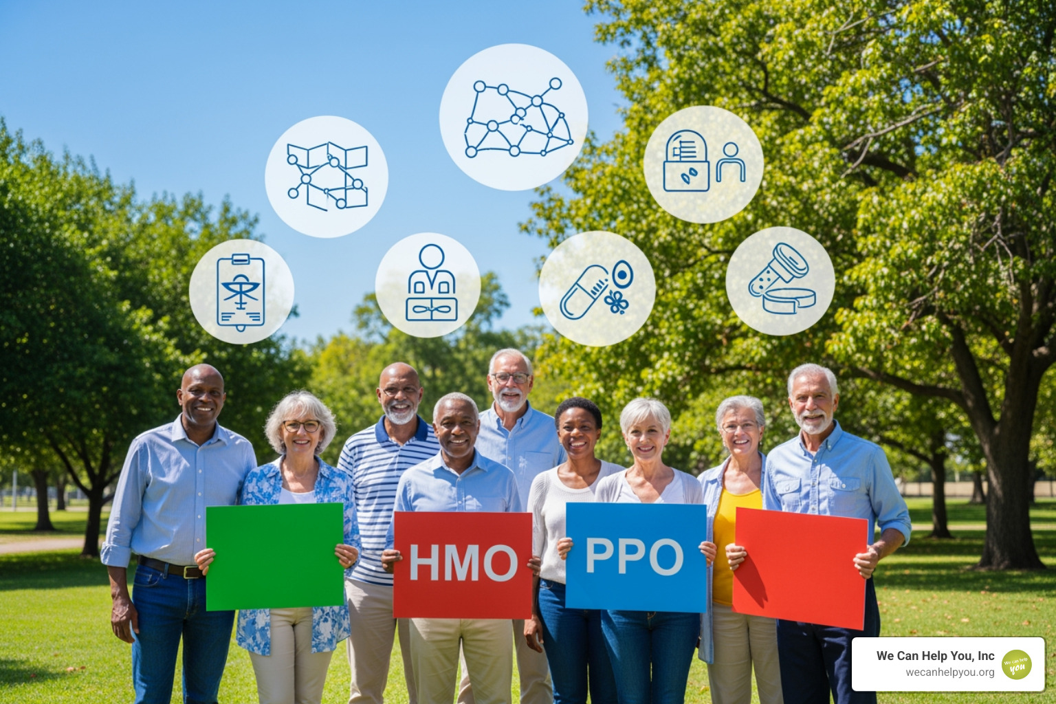 Different Medicare Advantage plan types like HMO and PPO - medicare advantage explained