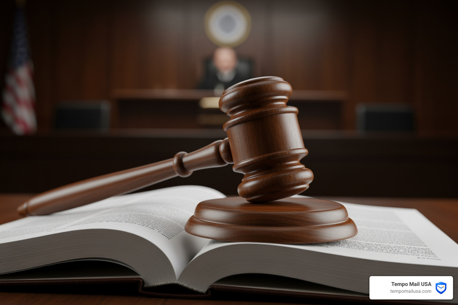Legal gavel representing regulatory investigations - luce research scam Legal gavel representing regulatory investigations - luce research scam