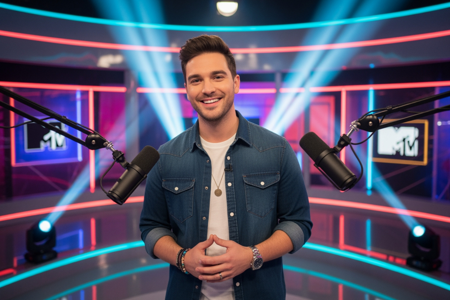 Dan Levy during his early days as a host on MTV Canada - dan levy Dan Levy during his early days as a host on MTV Canada - dan levy