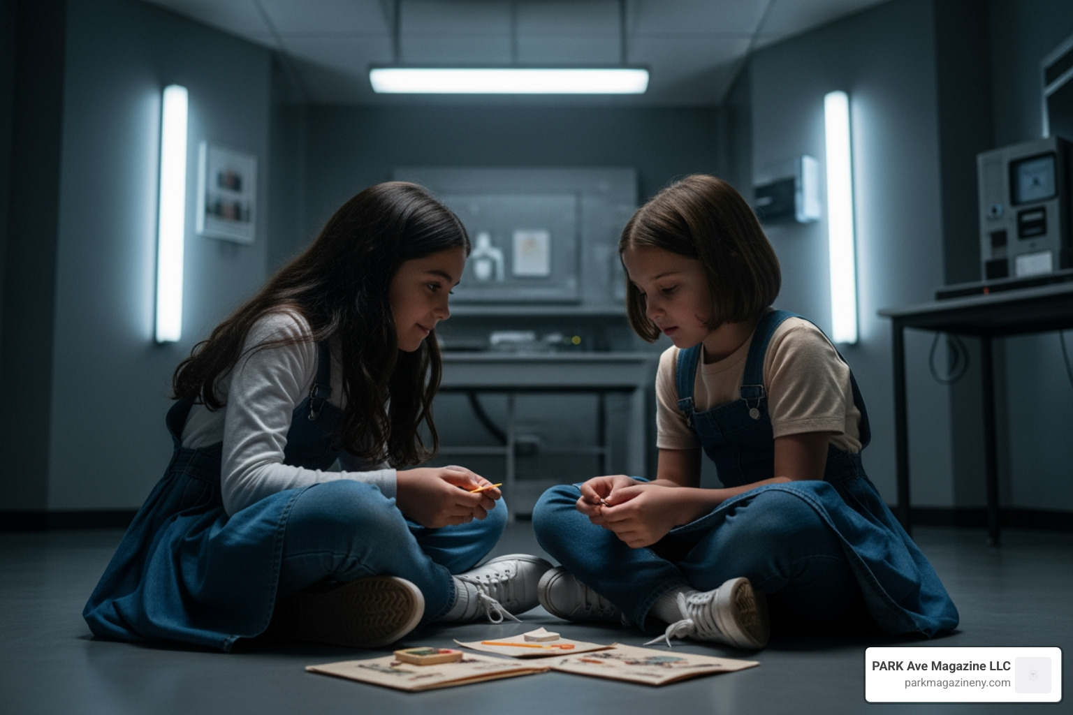 Young Kali and Eleven playing together in the Rainbow Room - kali stranger things Young Kali and Eleven playing together in the Rainbow Room - kali stranger things