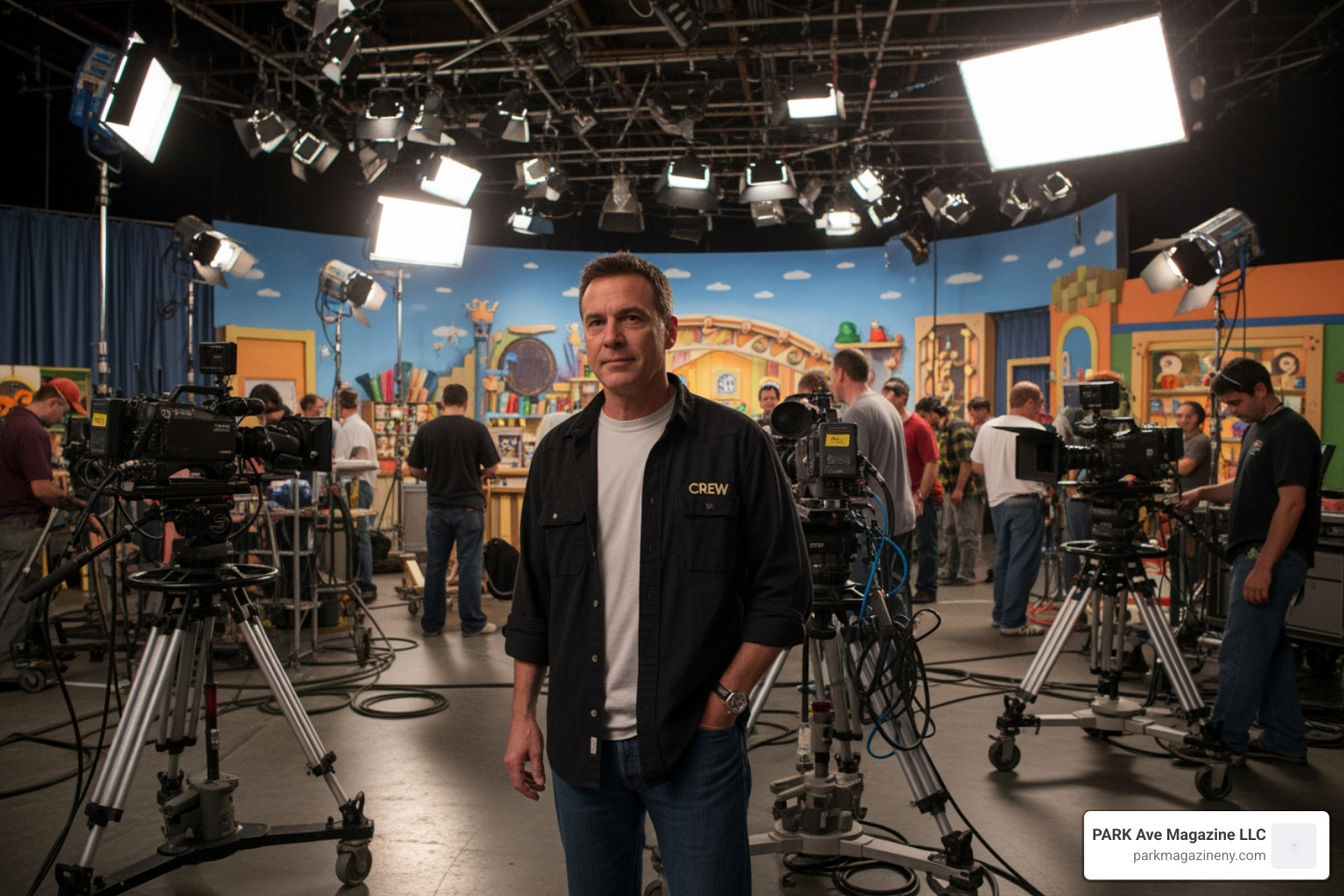 Brian Peck on a television set during the early 2000s - brian peck