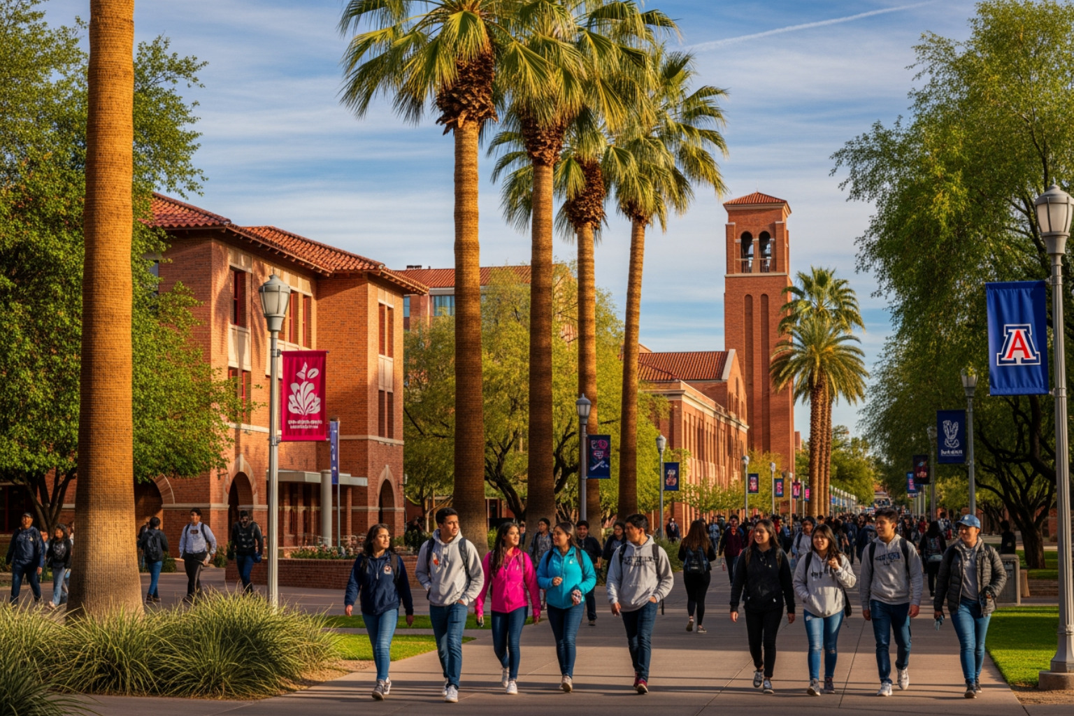 The University of Arizona campus where Savannah Guthrie began her journalism journey - savannah guthrie