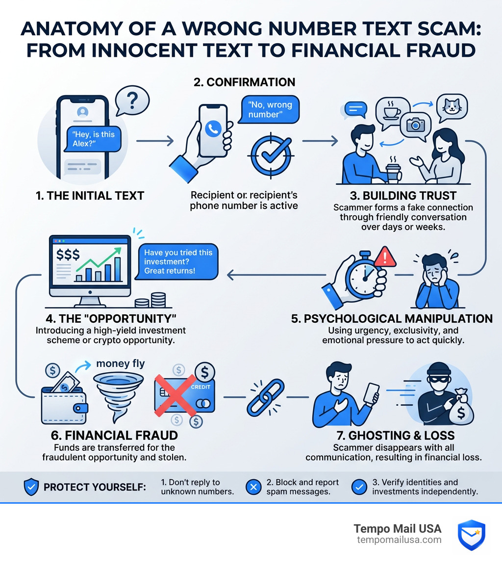 Wrong Number Text Scam: How It Works & How to Stop It | TempoMailUSA