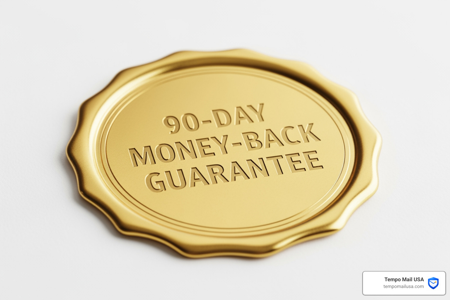 Image of the 90-day money-back guarantee seal for VitalBP - vitalbp scam