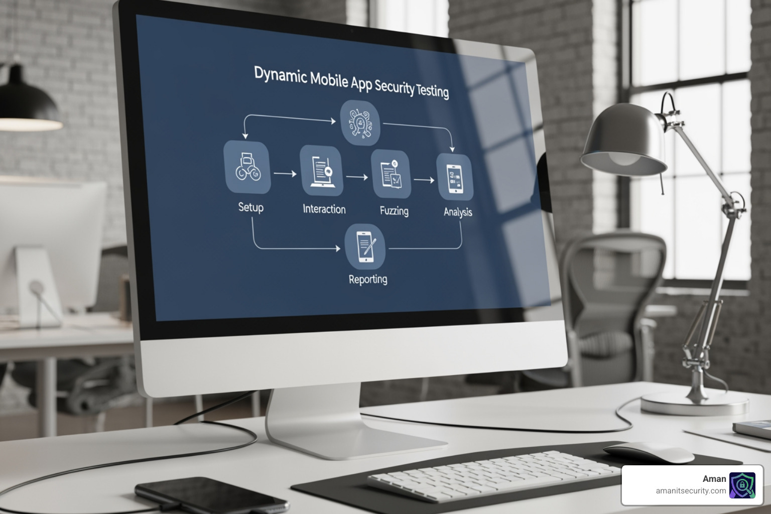 Dynamic mobile application security testing workflow: Setup, Interaction, Fuzzing, Analysis, Reporting - dynamic mobile Dynamic mobile application security testing workflow: Setup, Interaction, Fuzzing, Analysis, Reporting - dynamic mobile