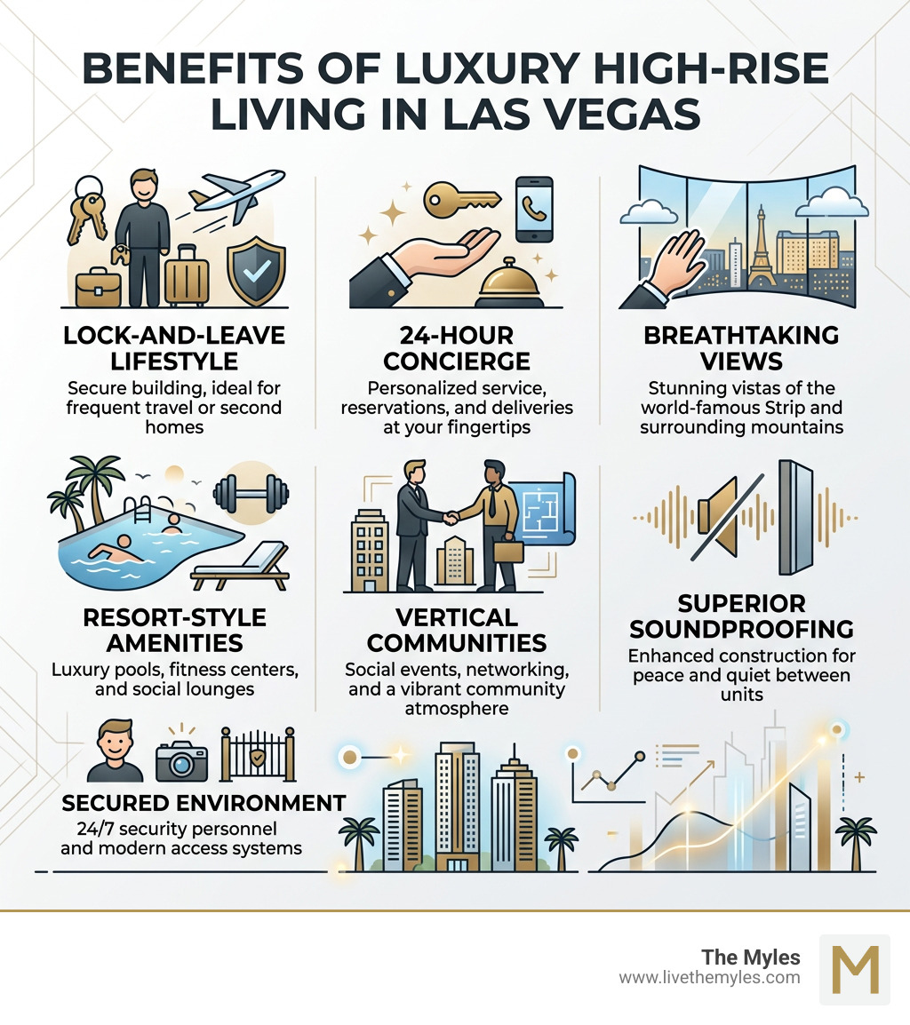 Benefits of luxury high-rise living in Las Vegas infographic - luxury high-rise las vegas infographic Benefits of luxury high-rise living in Las Vegas infographic - luxury high-rise las vegas infographic