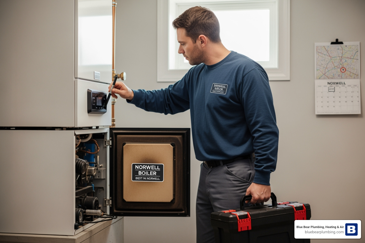 Infographic explaining how a boiler heats a home through water circulation and heat exchange - boiler repair best in Infographic explaining how a boiler heats a home through water circulation and heat exchange - boiler repair best in