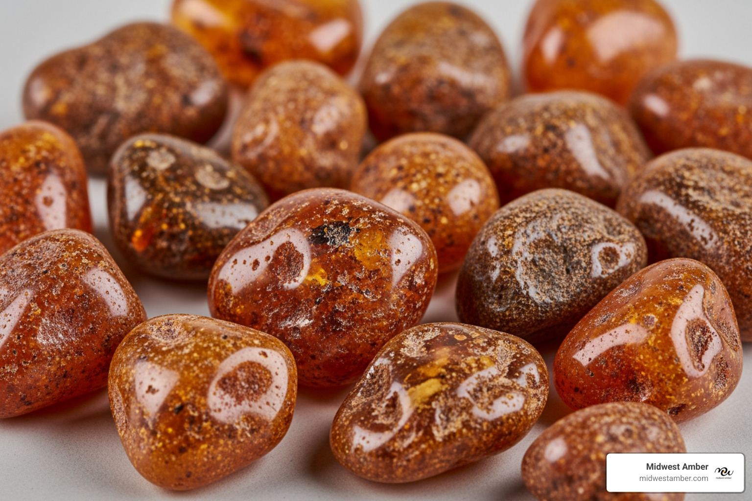 raw Baltic amber stones - brooch amber