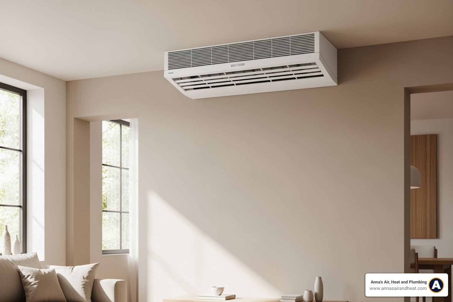 Modern ductless mini-split unit installed on a neutral wall - best ac repair services in indialantic, fl Modern ductless mini-split unit installed on a neutral wall - best ac repair services in indialantic, fl