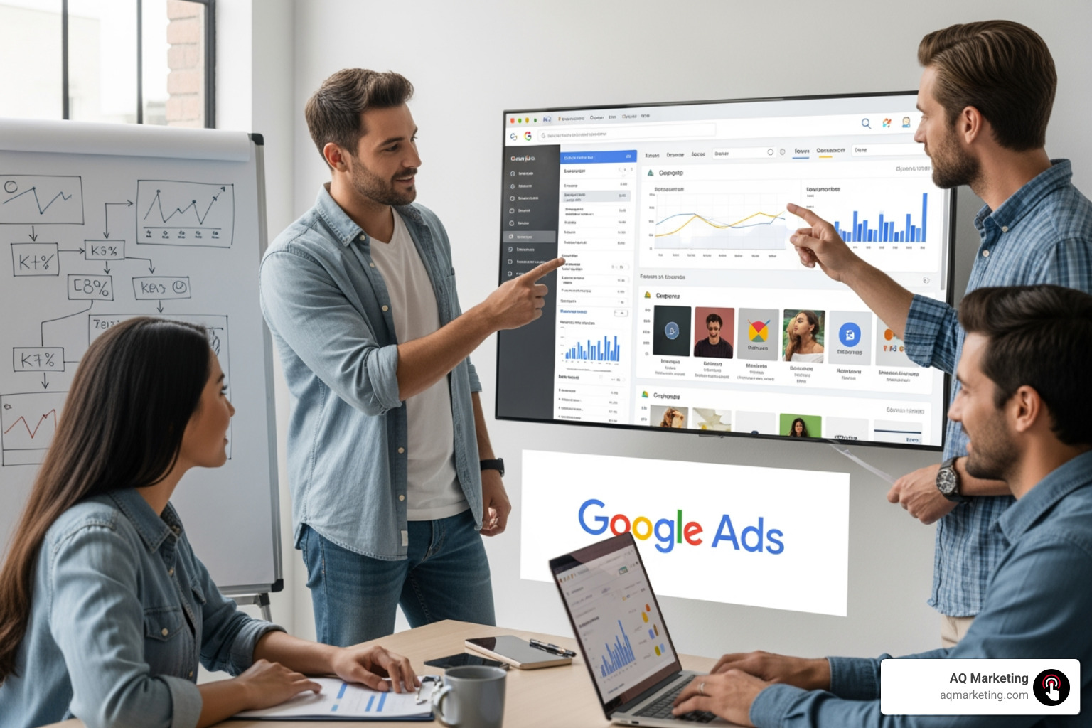 A financial report on a wooden desk showing positive advertising ROI and budget allocations - Google Ads account management A financial report on a wooden desk showing positive advertising ROI and budget allocations - Google Ads account management