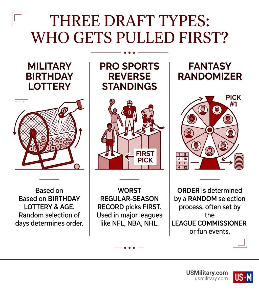 Who Gets Pulled First in a Draft? Top 3 Secrets