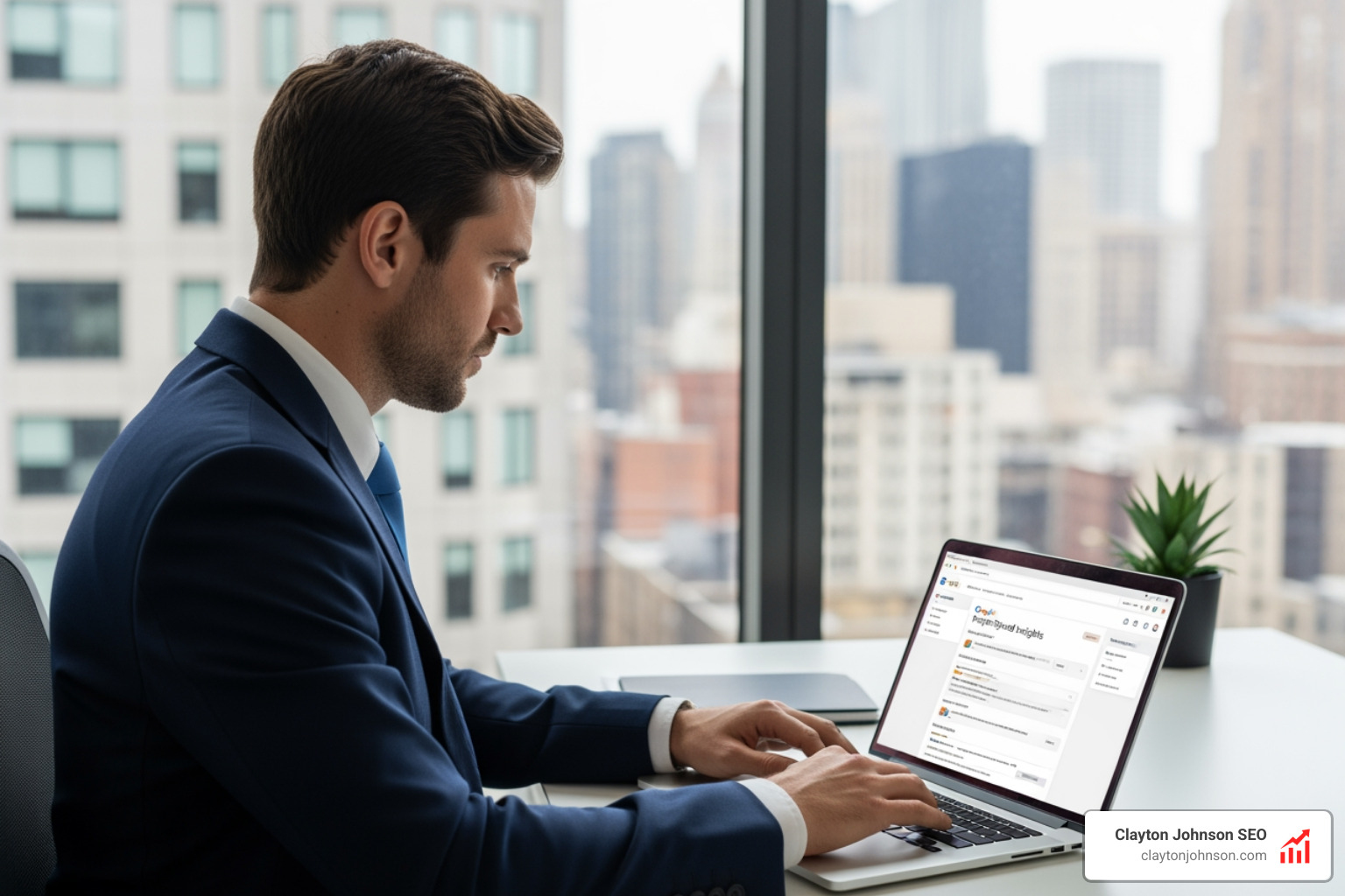 Wealth manager performing a mobile site speed audit - SEO strategies for wealth managers Wealth manager performing a mobile site speed audit - SEO strategies for wealth managers