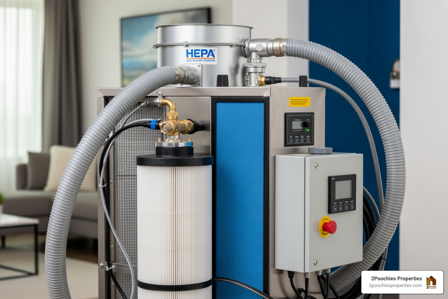 HEPA air scrubber equipment for professional allergy cleaning - professional allergy cleaning rentals