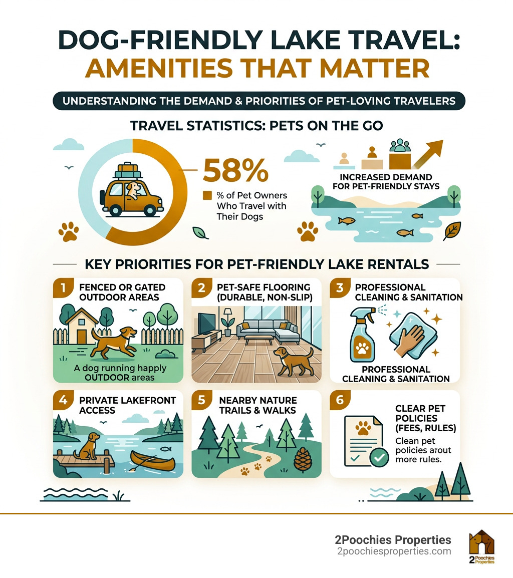 pet travel statistics and owner preferences infographic showing percentage of pet owners who travel with dogs and key