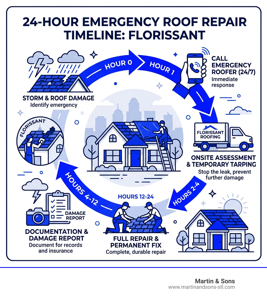 24-hour emergency roof repair timeline in Florissant showing steps from damage to permanent fix - emergency roof repair 24-hour emergency roof repair timeline in Florissant showing steps from damage to permanent fix - emergency roof repair