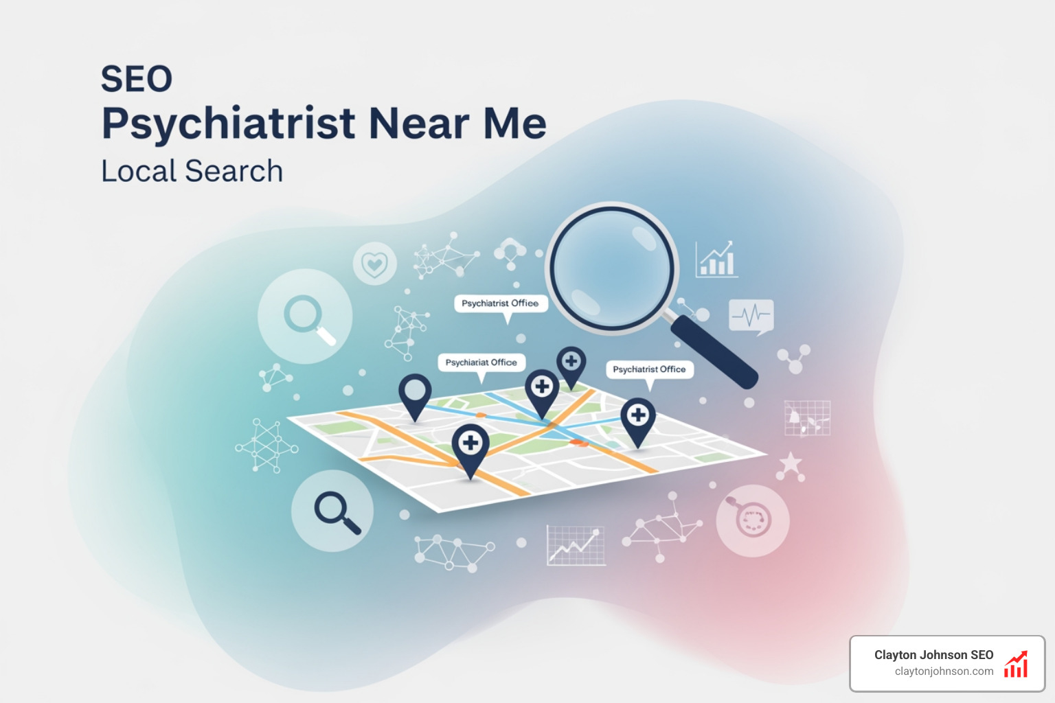 Optimized Google Business Profile for a medical clinic showing hours, location, and reviews - SEO for psychiatrists near me