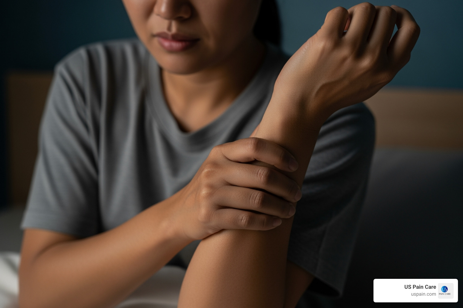 Shoulder anatomy highlighting the rotator cuff tendons - arm aches at night