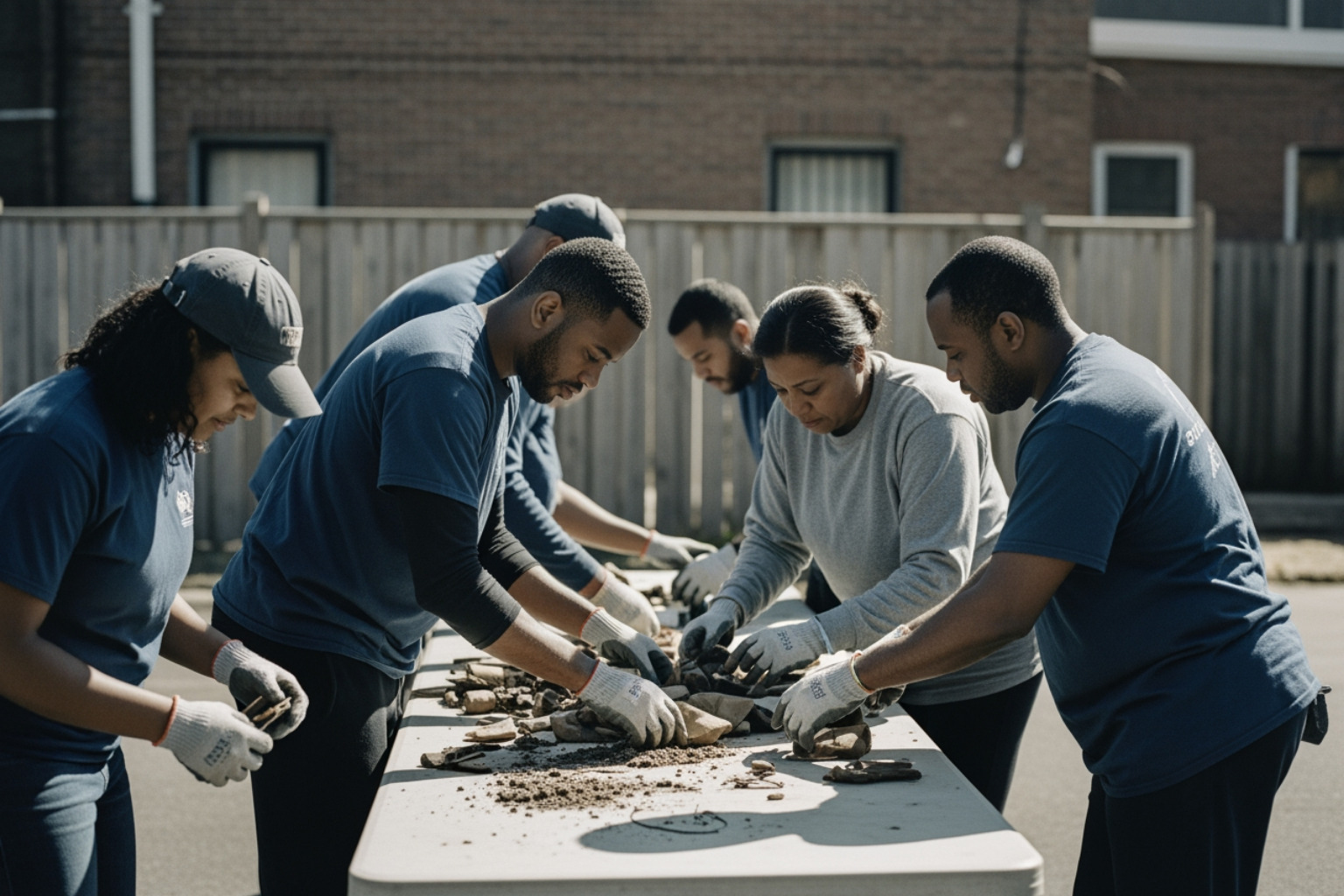 a diverse group of volunteers working together - Nonprofit fundraising campaigns online