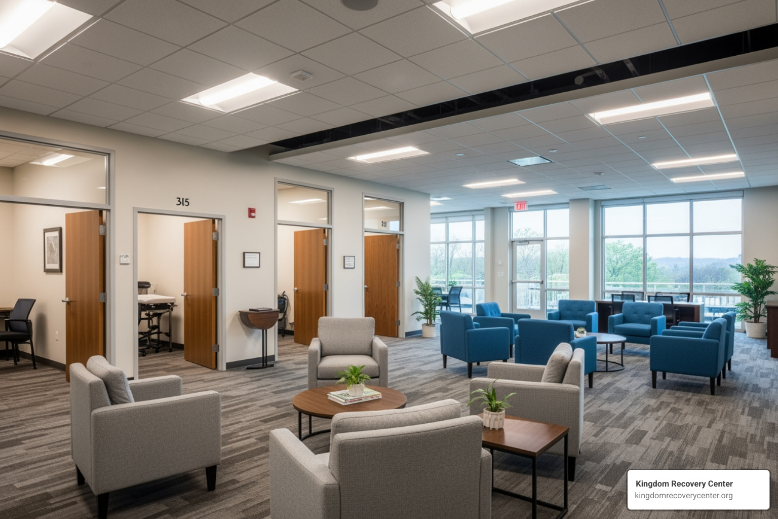 modern outpatient facility interior in Knoxville TN - outpatient drug rehab knoxville tn
