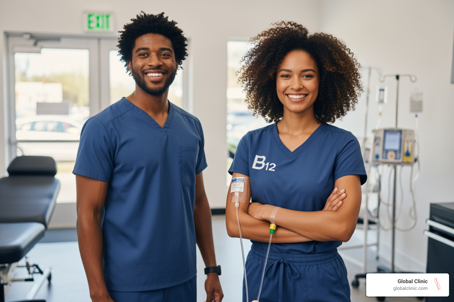 Person feeling energized and focused after a B12 treatment - b12 iv drip near me