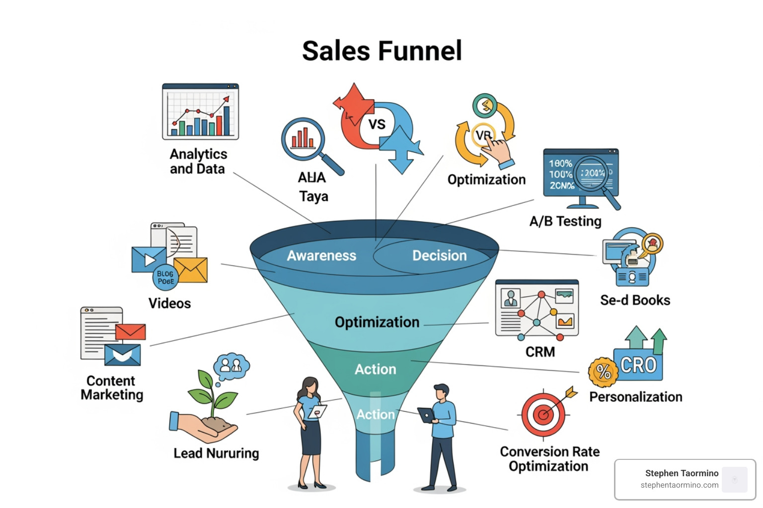high-converting landing page layout - sales funnel optimization strategies
