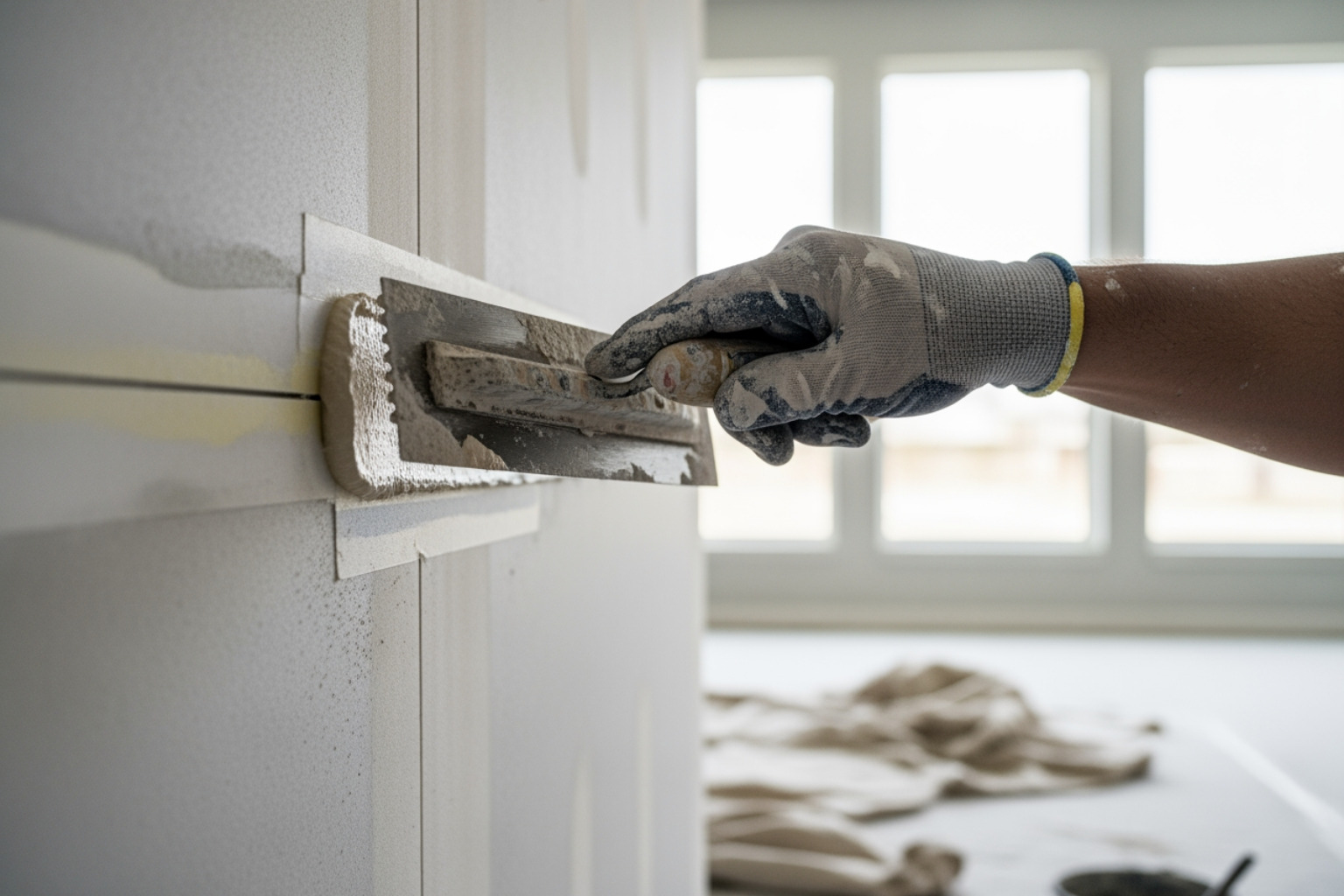 Professional drywall finishing and texture matching in a Fishers home. drywall installation Fishers Indiana