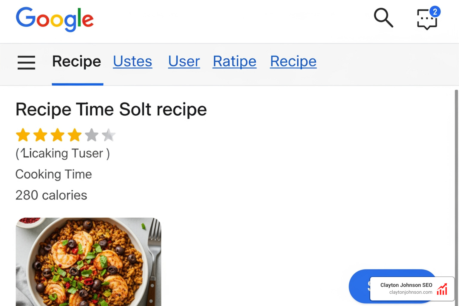 rich snippets and search engine results driven by structured data - structured content systems